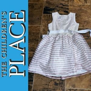 🆕 Girl's Sparkle PLACE Lined Dress Size XL 14 Wedding Birthday Special Event